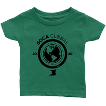 Load image into Gallery viewer, Soca Global Infant T-Shirt BLACK print
