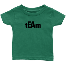 Load image into Gallery viewer, tEAm Infant T-Shirt  BLACK Print
