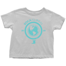 Load image into Gallery viewer, Soca Global Toddler T-Shirt TURQ print
