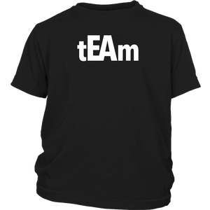 tEAm Youth T-Shirt  BLACK Print