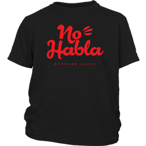 No Habla Youth Shirt Red print