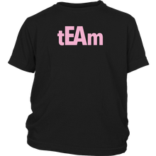 Load image into Gallery viewer, tEAm Youth T-Shirt  BLACK Print
