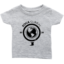 Load image into Gallery viewer, Soca Global Infant T-Shirt BLACK print
