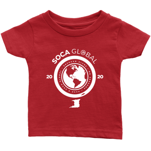 Soca Global Infant T-Shirt WHITE print