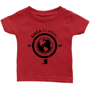 Soca Global Infant T-Shirt BLACK print