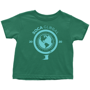 Soca Global Toddler T-Shirt TURQ print