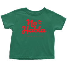 Load image into Gallery viewer, No Habla Toddler T-Shirt Red print
