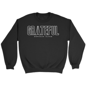 Grateful Crewneck Sweatshirt WHITE Print