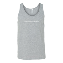 Load image into Gallery viewer, Showroom Standard  NTD Unisex Tank WHITE print
