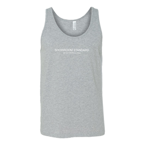 Showroom Standard  NTD Unisex Tank WHITE print