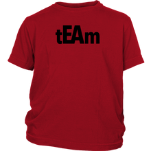 Load image into Gallery viewer, tEAm Youth T-Shirt  BLACK Print
