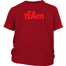 Load image into Gallery viewer, tEAm Youth T-Shirt  BLACK Print
