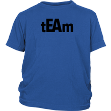 Load image into Gallery viewer, tEAm Youth T-Shirt  BLACK Print
