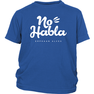 No Habla Youth T-Shirt White print