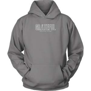 Grateful Unisex Hoodie WHITE Print