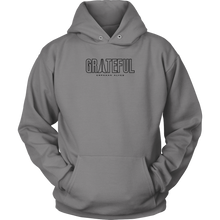 Load image into Gallery viewer, Grateful Unisex Hoodie BLK Print
