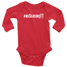 Load image into Gallery viewer, No Seasons Baby Bodysuit WHITE print
