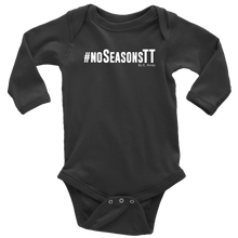 Load image into Gallery viewer, No Seasons Baby Bodysuit WHITE print
