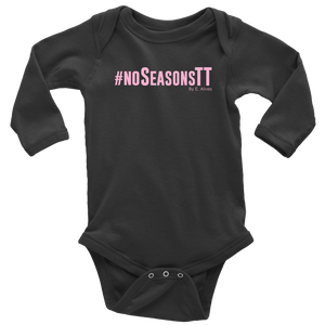 No Seasons Baby Bodysuit PINK print