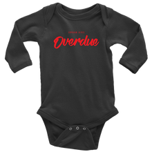 Load image into Gallery viewer, Overdue Baby Bodysuit RED print
