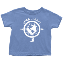 Load image into Gallery viewer, Soca Global Toddler T-Shirt WHITE print
