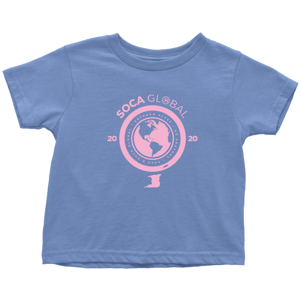 Soca Global Toddler T-Shirt PINK print
