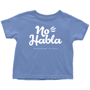 No Habla Toddler T-Shirt White print