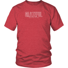 Load image into Gallery viewer, Grateful Unisex Shirt WHITE Print
