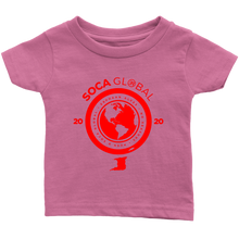 Load image into Gallery viewer, Soca Global Infant T-Shirt RED print
