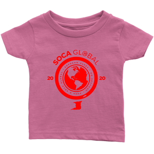 Soca Global Infant T-Shirt RED print