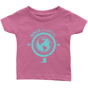 Soca Global Infant T-Shirt TURQ print