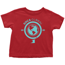 Load image into Gallery viewer, Soca Global Toddler T-Shirt TURQ print
