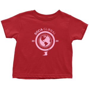 Soca Global Toddler T-Shirt PINK print