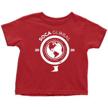 Load image into Gallery viewer, Soca Global Toddler T-Shirt WHITE print
