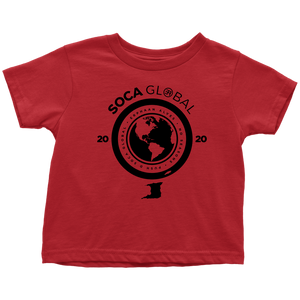 Soca Global Toddler T-Shirt BLACK print